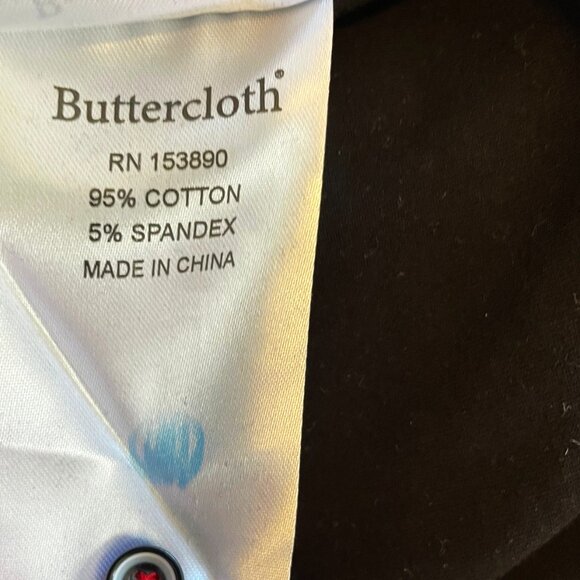 NWOT Men's Size XL Buttercloth® Solid Black Short Sleeve V-Neck T-Shirt - Picture 8 of 8